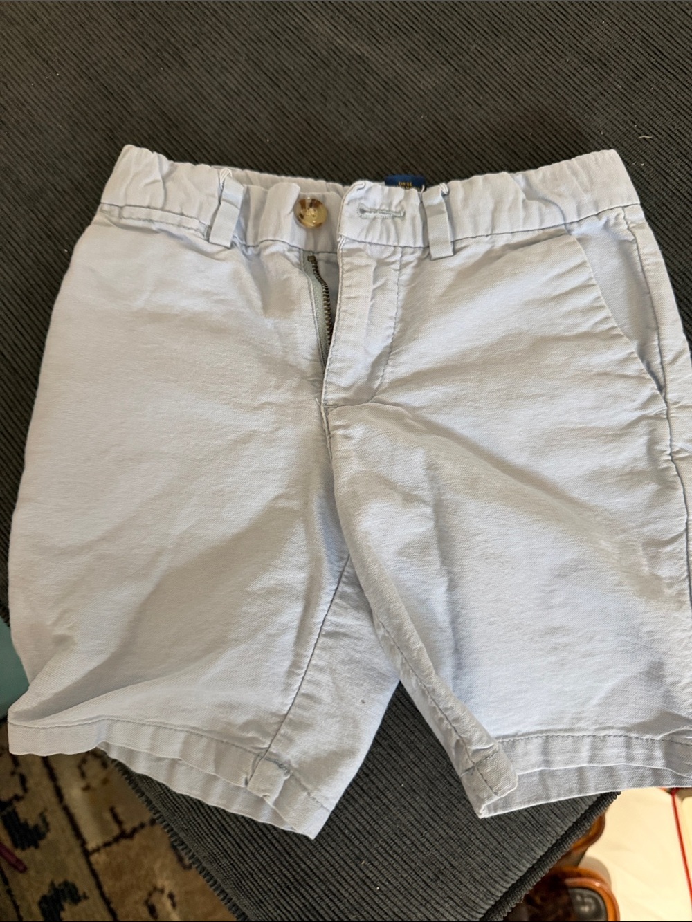 Polo Toddler Light Blue Casual Cotton Shorts